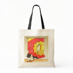 Kimono Mischief Tote bags
