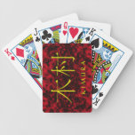 Kimura Monogram Bicycle Poker Cards