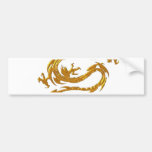 Kin ryu Japanese Dragon Bumper Sticker