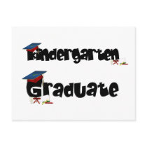 Kindergarten Graduate Tshirts and Gifts Postcards