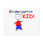 Kindergarten Kid Boys postcards