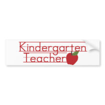 Kindergarten Teacher Bumper Stickers