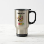 kindergarten teacher paint splatter apple Mug