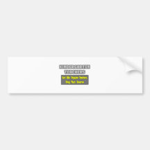 Kindergarten Teachers...Smarter Bumper Sticker