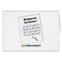 Kindergarten Test cards