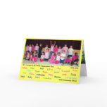 Kindergarten thank you - specials teachers etc cards