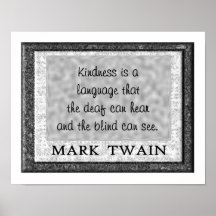 Kindness a language print