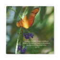 Kindness/Butterfly and Flower magnets