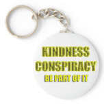 kindness conspiracy keychain