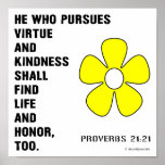 Kindness Proverbs 21:21 Print