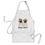 King and Queen Pug Aprons