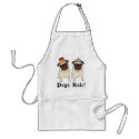 King and Queen Pug Aprons