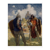 King Arthur & Castle Post Card