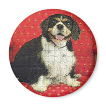 KING CHARLES SPANIAL REFRIGERATOR MAGNET