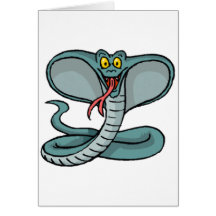 King Cobra Greeting Card
