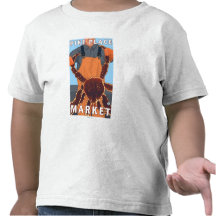 King Crab Fisherman - Pike Place Market, Seattle Tee Shirt