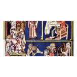 King David With Writers And Musicians By Meister D Picture Card