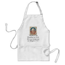 King George Obama III Aprons