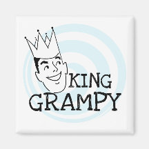 King Grampy Tshirts and Gifts Fridge Magnet
