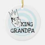 King Grandpa T-shirts and Gifts Christmas Ornament