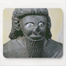 King Hadad, from the Palace at Tell-Halaf, Syria Mousepads