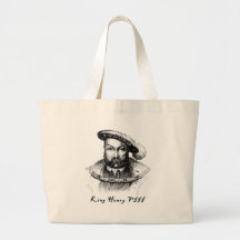 King Henry VIII Portrait Tshirts, Tote Bags