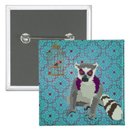 King Julian & Song Bird Button