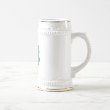 King Kat Red - Grey Mugs