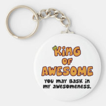 King of Awesome Key Chain