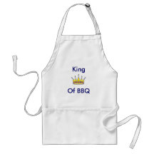 King of BBQ apron
