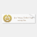 King of Father's Day Bumper Stickers