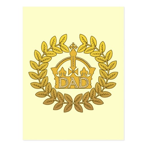 King of Father's Day Postcard
