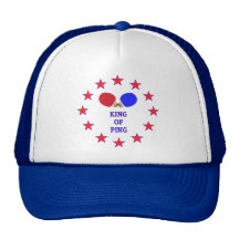 King of Ping Pong Trucker Hats
