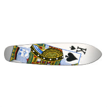 King of Spades Skateboard Oldschool