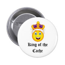King of the Cache GeoSwag Pin