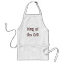 King of the Grill apron