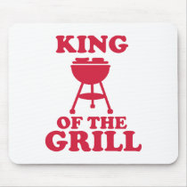 King of the grill - BBQ Mouse Pad