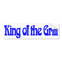 King of the Grill Bumper Stickers