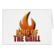 King of the Grill Greeting Cards