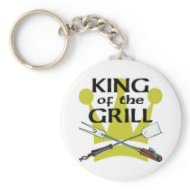 King of the Grill Key Chain