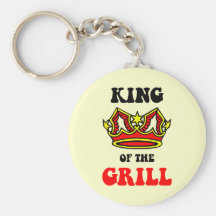 King of the Grill Key Chain