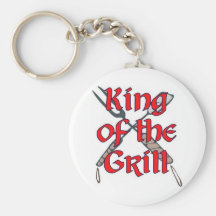 King of the Grill Keychains