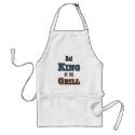 King of the Grill Personalized Apron