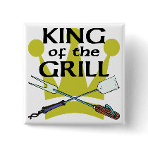 King of the Grill Pin