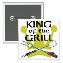 King of the Grill Pin