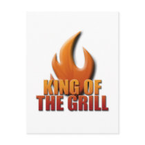 King of the Grill Postcards