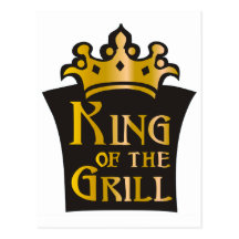 King of the Grill Postcards