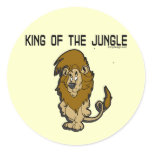 King of The Jungle Stickers