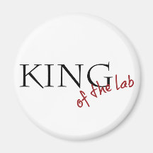 King of the Lab Magnet