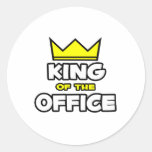 King of the Office Stickers